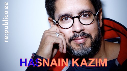 Porträtfoto von #rp22-Speaker Hasnain Kazim