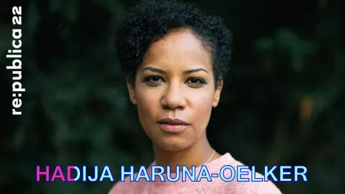 Porträtfoto von #rp22-Sprecherin Hadija Haruna-Oelker