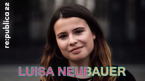Porträtfoto von #rp22-Sprecherin Luisa Neubauer