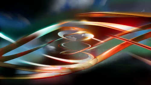 Abstract and Colorfull 3D Spirals