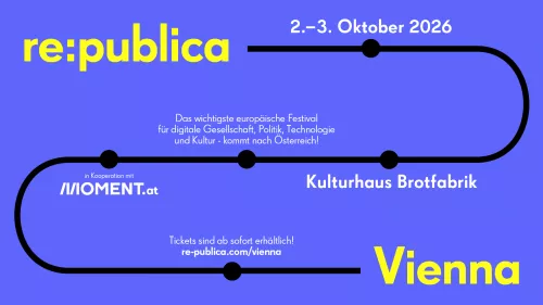 republica Vienna – 2.-3. Oktober 2026 – Kulturhaus Brotfabrik – in Kooperation mit Moment.at