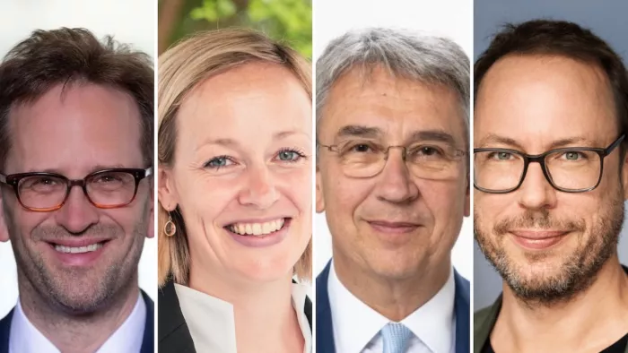Die Speaker des Panels zum Thema "Big Tech-Regulierung"