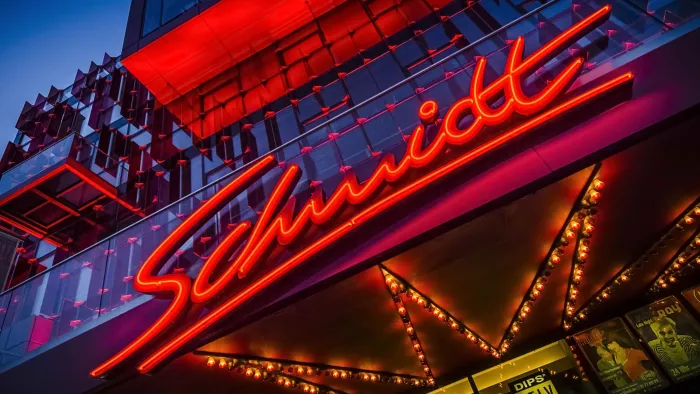 Der Eingang des Schmidt-Theaters