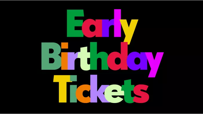 Visual der Early Birthday Tickets