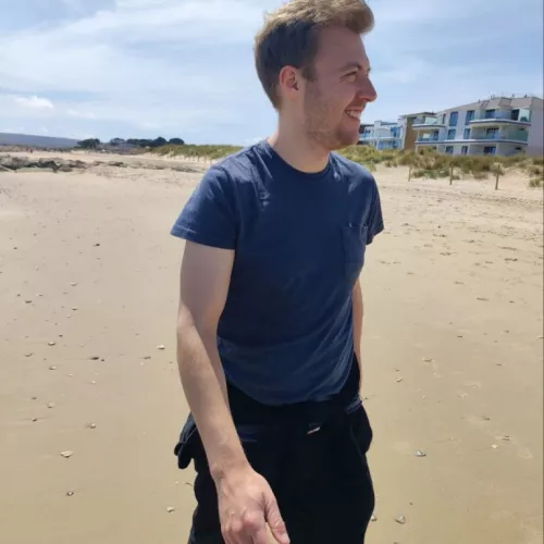 Daniel at the beach