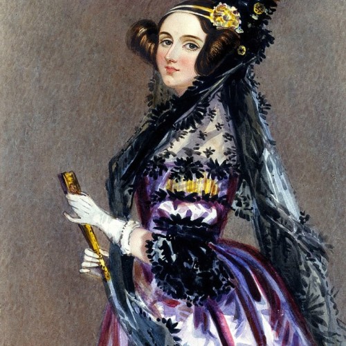Portrait von Ada Lovelace, die als erster Programmierer der Welt natürlich Vorbild für mich ist.