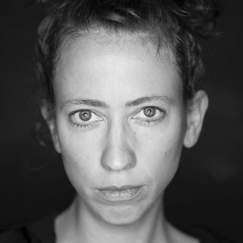 Schwarz-weißes Portrait von Sandra Stöckmann