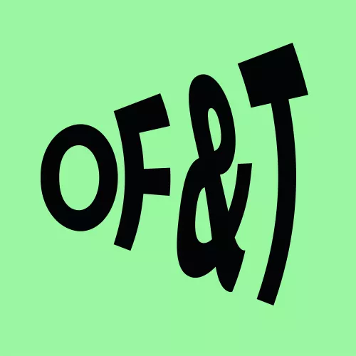 Ein Megaphon aus den Buchstaben OF&T für "Ohne Furcht und Tadel"