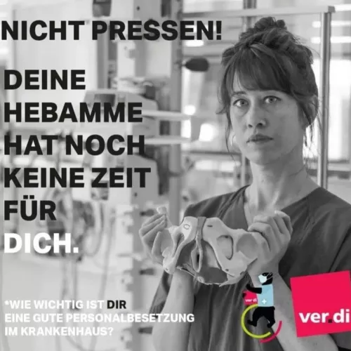 Ver.di Kampagne 2021 Berliner Krankenhausgewegung