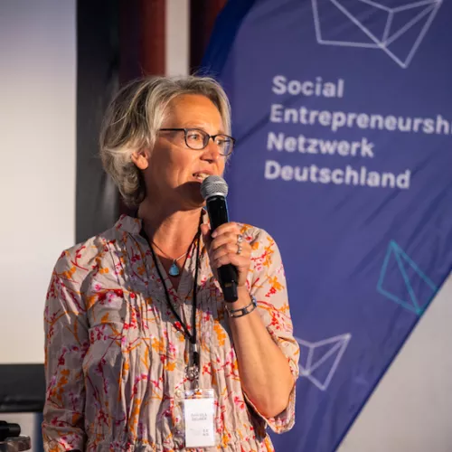 Daniela Deuber, Geschäftsführerin des Social Entrepreneurship Netzwerk Deutschland e.V. (SEND)